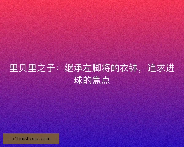 里贝里之子：继承左脚将的衣钵，追求进球的焦点